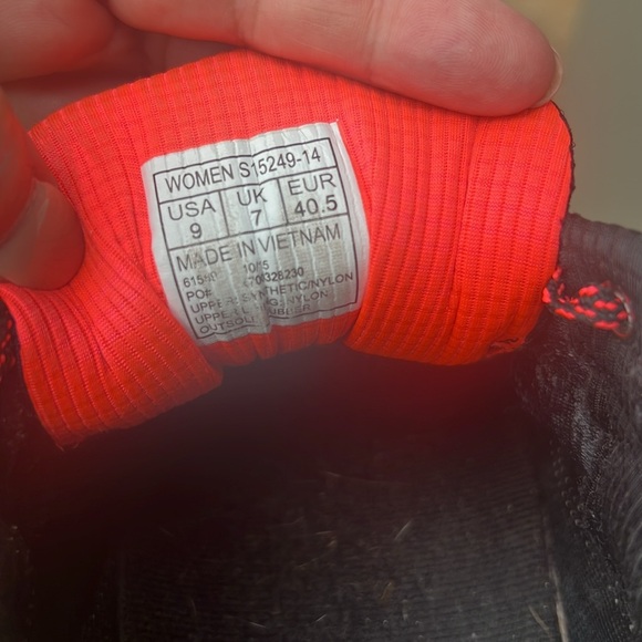 Saucony Excursion TR 9 blue & orange sneakers Sz 9 - Picture 7 of 8